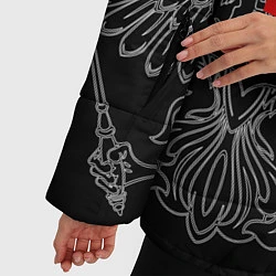 Куртка зимняя женская ФСБ: герб РФ, цвет: 3D-черный — фото 2