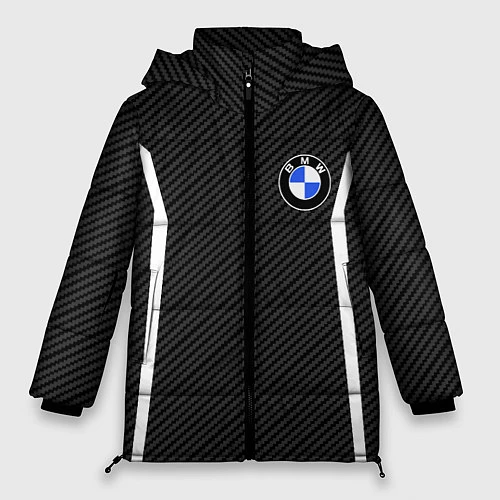 Женская зимняя куртка BMW CARBON БМВ КАРБОН / 3D-Черный – фото 1
