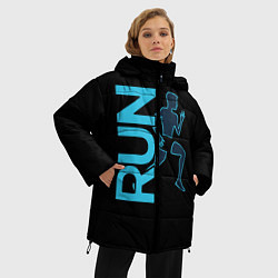 Куртка зимняя женская RUN: Black Style, цвет: 3D-черный — фото 2