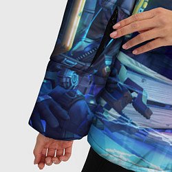 Куртка зимняя женская Fortnite Studio, цвет: 3D-черный — фото 2