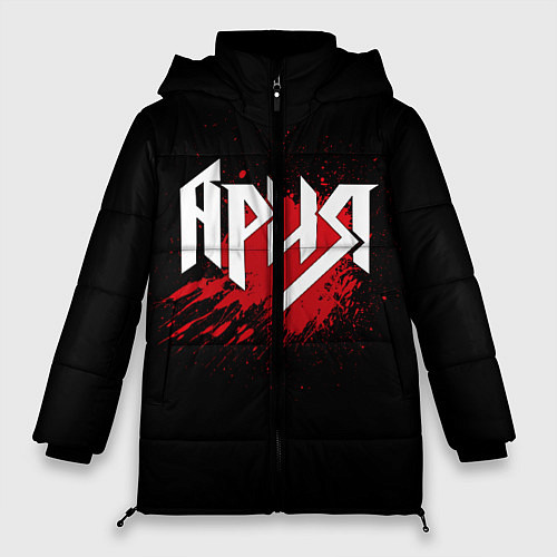 Женская зимняя куртка Ария / 3D-Черный – фото 1
