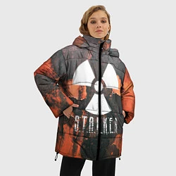 Куртка зимняя женская S.T.A.L.K.E.R: Orange Toxic, цвет: 3D-красный — фото 2