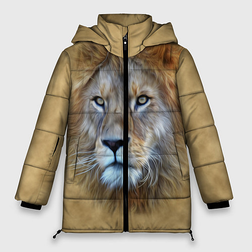 Женская зимняя куртка Песчаный лев / 3D-Черный – фото 1