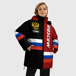 Куртка зимняя женская Moscow, Russia, цвет: 3D-черный — фото 2