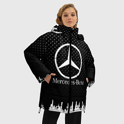 Куртка зимняя женская Mercedes-Benz: Black Side, цвет: 3D-черный — фото 2