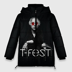 Куртка зимняя женская T-Fest: Black Style, цвет: 3D-красный