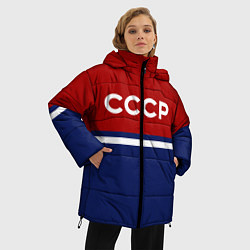 Куртка зимняя женская СССР: Спортсмен, цвет: 3D-светло-серый — фото 2