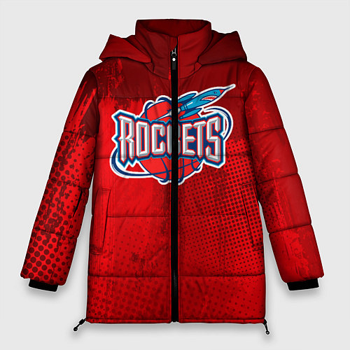 Женская зимняя куртка Rockets NBA / 3D-Черный – фото 1