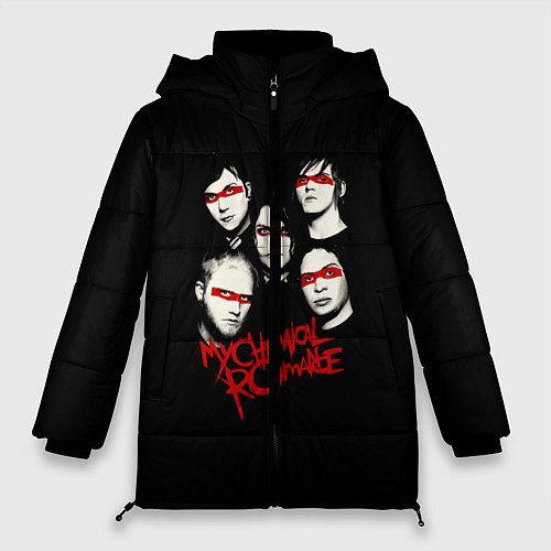 Женская зимняя куртка My Chemical Romance Boys / 3D-Черный – фото 1