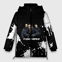 Куртка зимняя женская Группа OOMPH!, цвет: 3D-черный