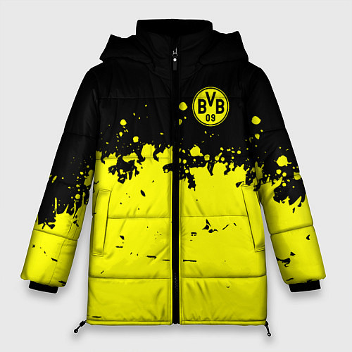 Женская зимняя куртка FC Borussia Sport / 3D-Черный – фото 1