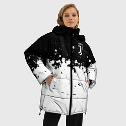 Куртка зимняя женская FC Juventus Sport, цвет: 3D-черный — фото 2