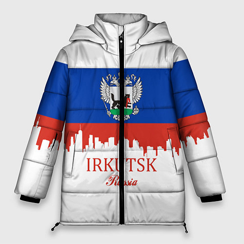 Женская зимняя куртка Irkutsk: Russia / 3D-Черный – фото 1