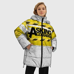 Куртка зимняя женская Asking Alexandria: Danger, цвет: 3D-черный — фото 2
