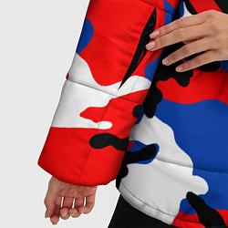 Куртка зимняя женская Россия: Камуфляж, цвет: 3D-черный — фото 2