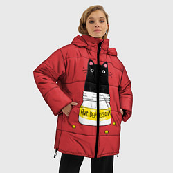Куртка зимняя женская Аntidepressant, цвет: 3D-черный — фото 2