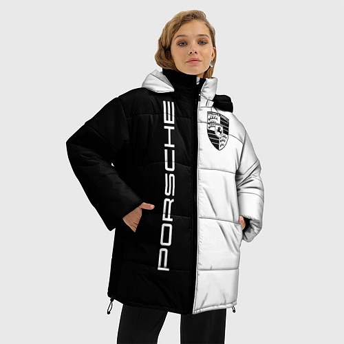 Женская зимняя куртка Porsche Design / 3D-Светло-серый – фото 3