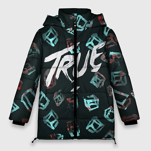 Женская зимняя куртка Avicii: True / 3D-Черный – фото 1