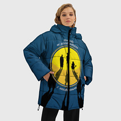 Куртка зимняя женская Никогда не разговаривайте, цвет: 3D-черный — фото 2
