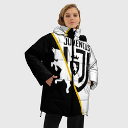 Куртка зимняя женская FC Juventus: Football Point, цвет: 3D-черный — фото 2
