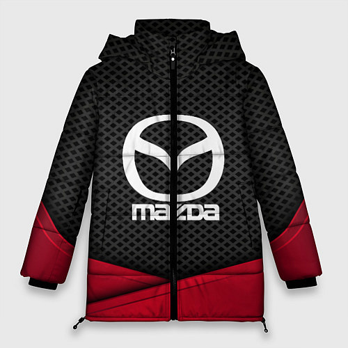 Женская зимняя куртка Mazda: Grey Carbon / 3D-Черный – фото 1