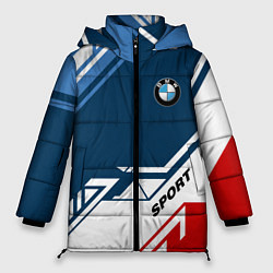 Куртка зимняя женская BMW SPORT, цвет: 3D-красный