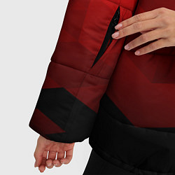 Куртка зимняя женская FC Man UTD: Red Poly, цвет: 3D-черный — фото 2