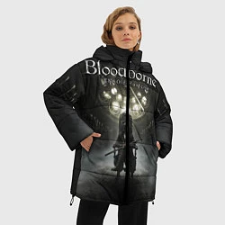 Куртка зимняя женская Bloodborne: Shrine, цвет: 3D-светло-серый — фото 2