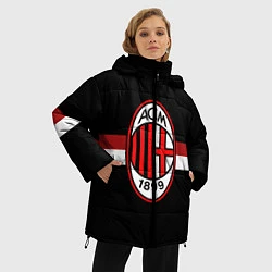 Куртка зимняя женская AC Milan 1899, цвет: 3D-светло-серый — фото 2