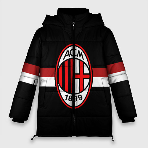 Женская зимняя куртка AC Milan 1899 / 3D-Красный – фото 1