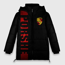 Куртка зимняя женская Porsche: Red Line, цвет: 3D-черный