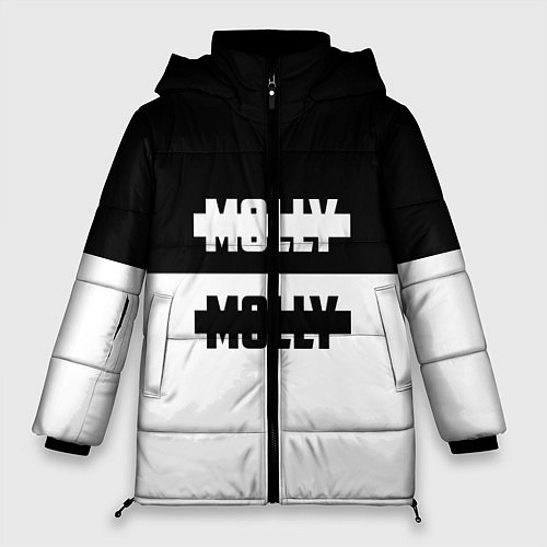Женская зимняя куртка Molly: Black & White / 3D-Черный – фото 1