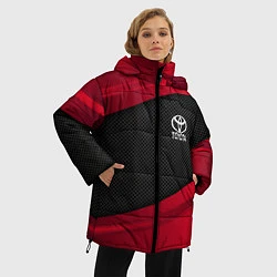 Куртка зимняя женская Toyota: Red Sport, цвет: 3D-красный — фото 2