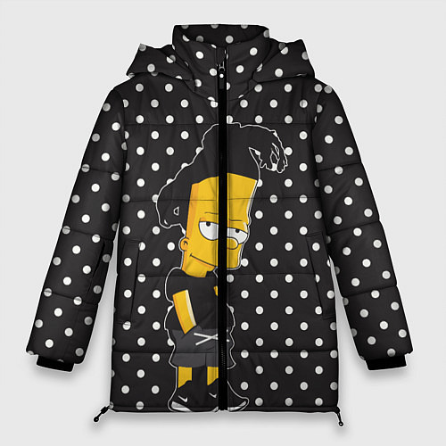Женская зимняя куртка Барт с дредами / 3D-Черный – фото 1