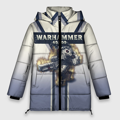 Женская зимняя куртка Warhammer 40000: Tau Empire / 3D-Черный – фото 1