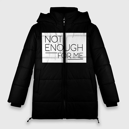 Женская зимняя куртка Not enough for me / 3D-Черный – фото 1