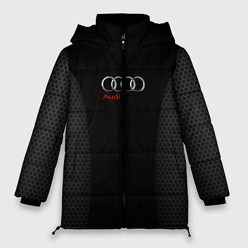 Женская зимняя куртка Audi Carbon / 3D-Черный – фото 1