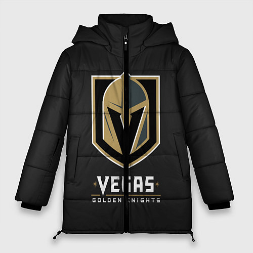 Женская зимняя куртка Vegas: Golden Knights / 3D-Черный – фото 1