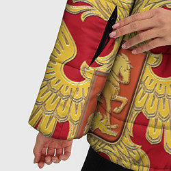 Куртка зимняя женская Сборная России: эксклюзив, цвет: 3D-светло-серый — фото 2