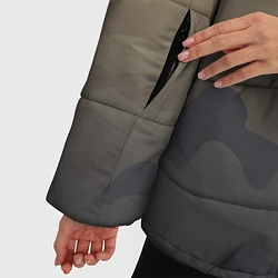 Куртка зимняя женская Camouflage Khaki, цвет: 3D-светло-серый — фото 2