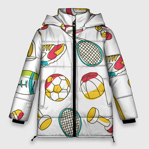 Женская зимняя куртка Sport Life / 3D-Черный – фото 1