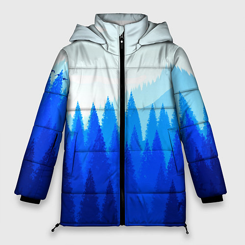 Женская зимняя куртка Firewatch: Cold Wood / 3D-Черный – фото 1
