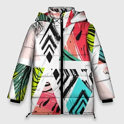 Женская зимняя куртка Тропическое ассорти