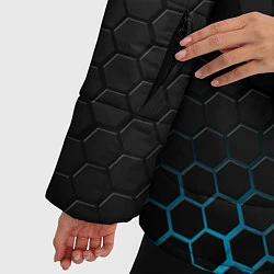 Куртка зимняя женская Team Liquid: Carbon Style, цвет: 3D-черный — фото 2