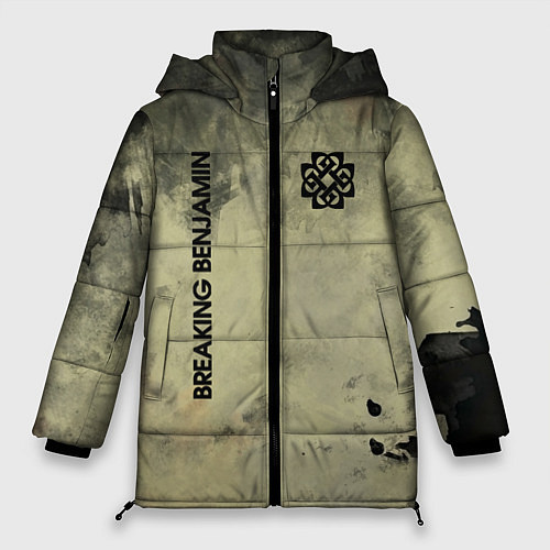 Женская зимняя куртка Breaking Benjamin / 3D-Черный – фото 1