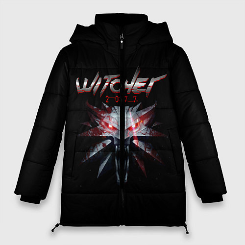 Женская зимняя куртка Witcher 2077 / 3D-Черный – фото 1