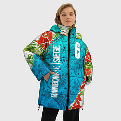 Куртка зимняя женская Rainbow Six: Sunsplash Pack, цвет: 3D-красный — фото 2