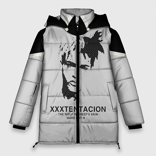 Женская зимняя куртка XXXTentacion RIP / 3D-Красный – фото 1