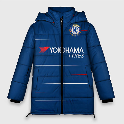 Женская зимняя куртка FC Chelsea Home 18-19 / 3D-Черный – фото 1