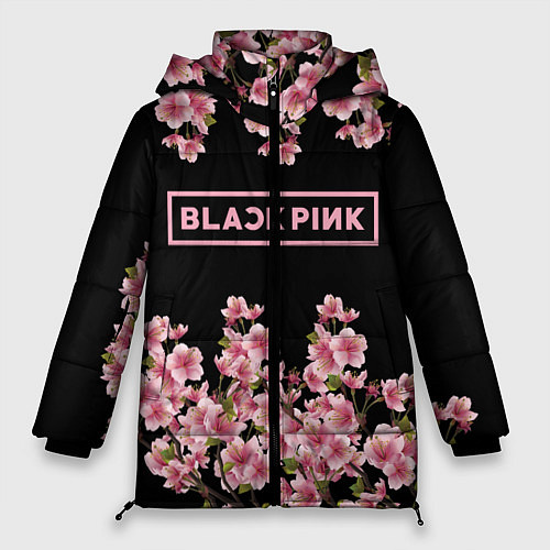 Женская зимняя куртка Black Pink: Delicate Sakura / 3D-Черный – фото 1